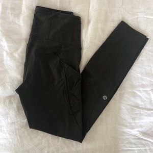 Lululemon Fast N Free Pant - Army Green Size 6